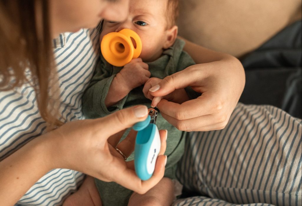 How to clean under baby nails