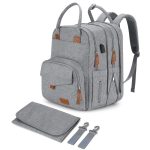Bably Baby Large Capacity Diaper Bag Backpack