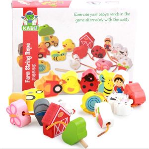The Fun of Learning: Wooden Lacing Toys and High Quality Animals