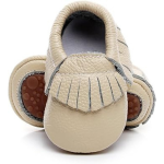 HONGTEYA Leather Baby Moccasins